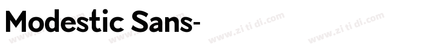 Modestic Sans字体转换
